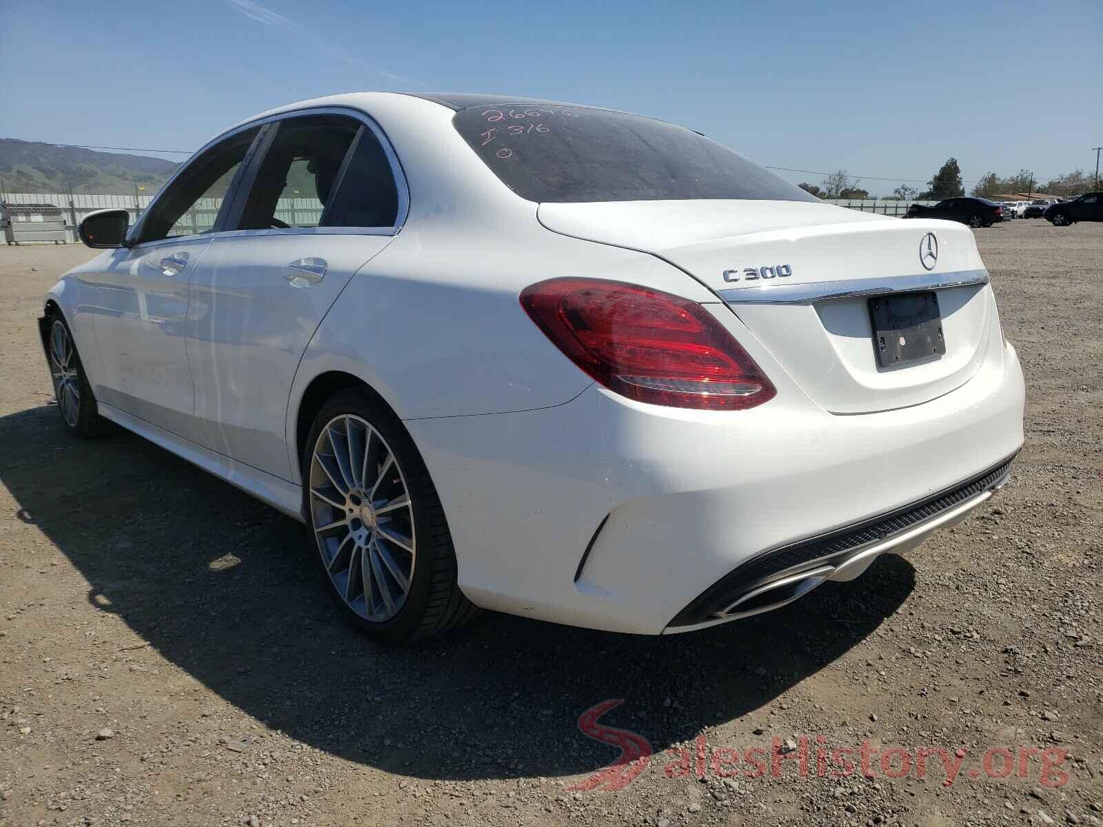 55SWF4JB9GU127324 2016 MERCEDES-BENZ C CLASS