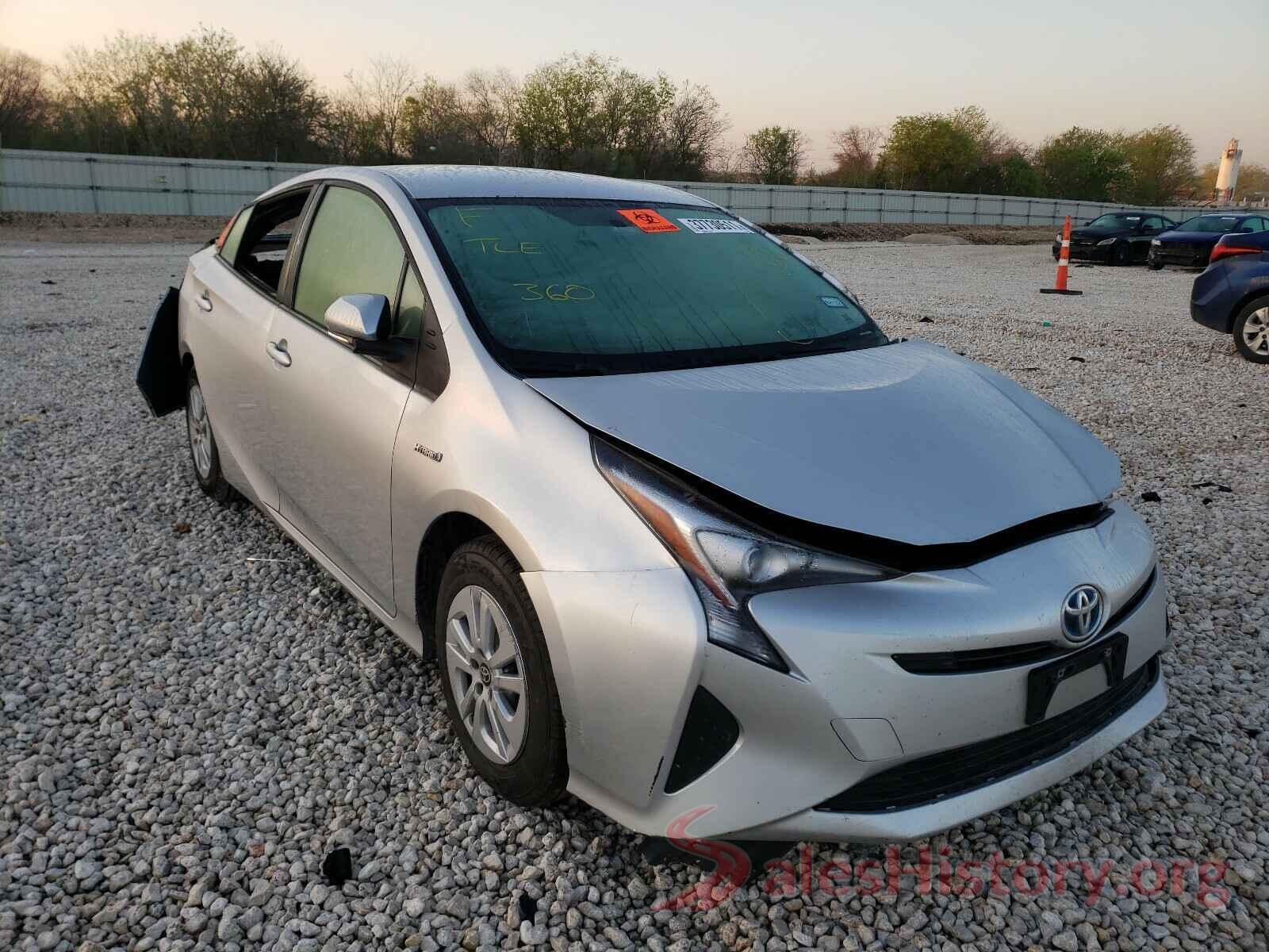 JTDKBRFU3G3514306 2016 TOYOTA PRIUS