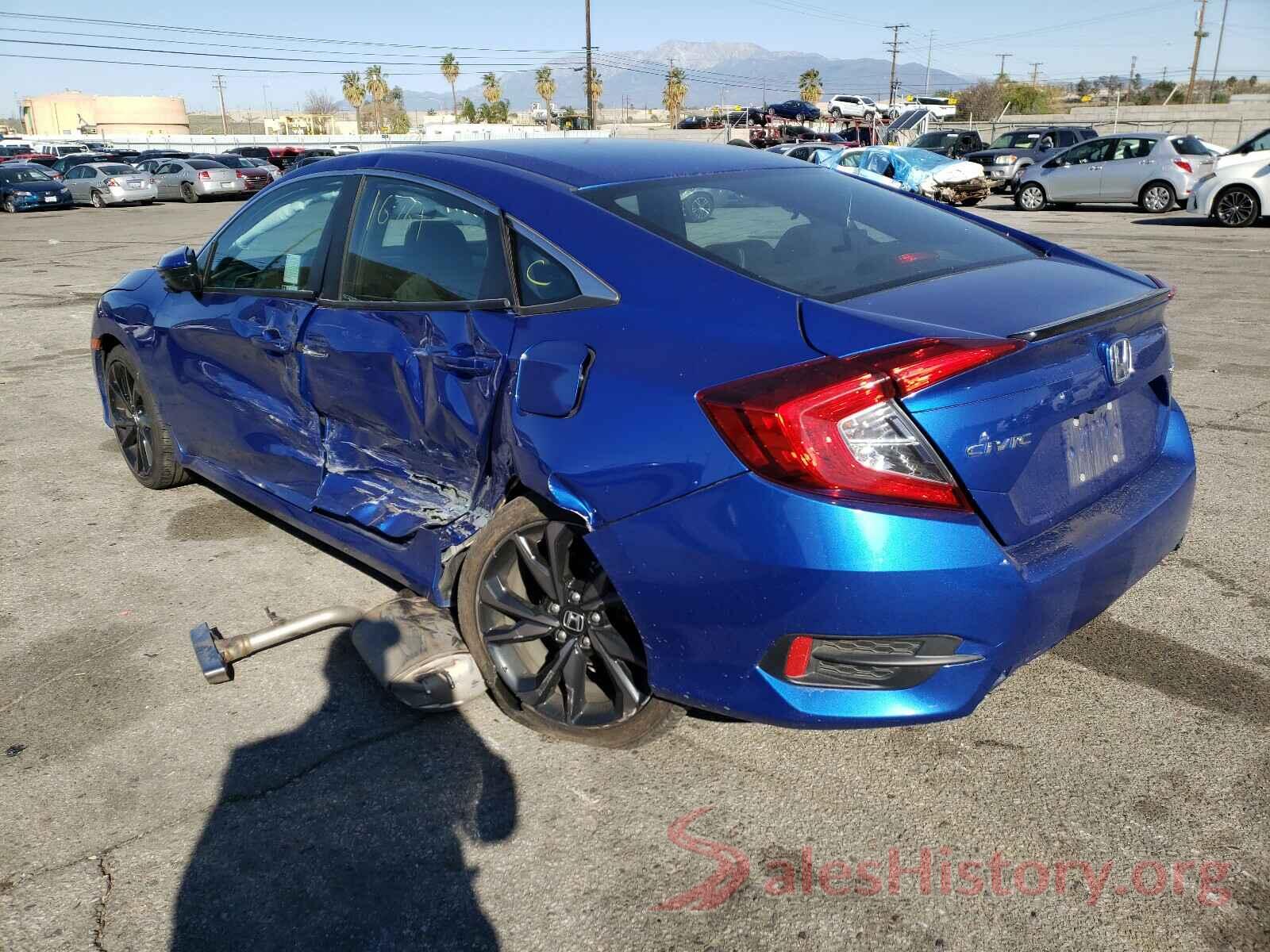 19XFC2F83KE206711 2019 HONDA CIVIC