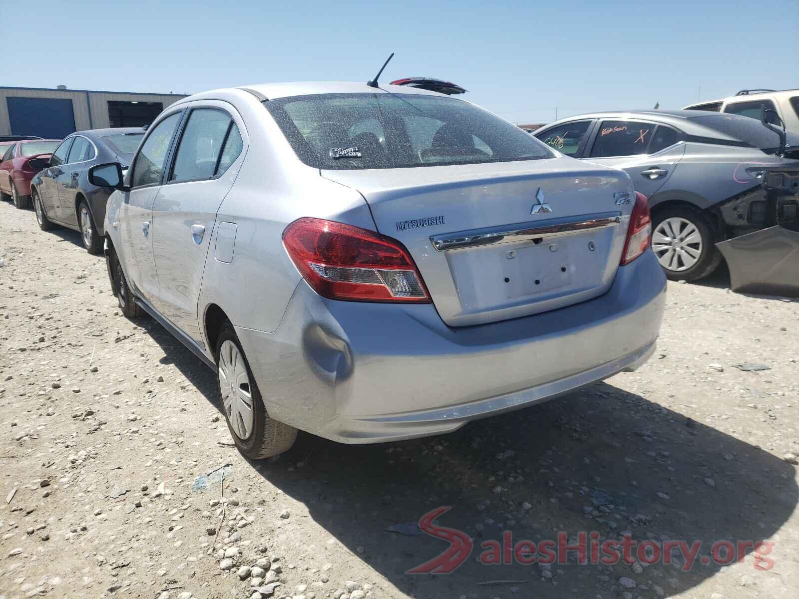 ML32F3FJ8KHF08669 2019 MITSUBISHI MIRAGE