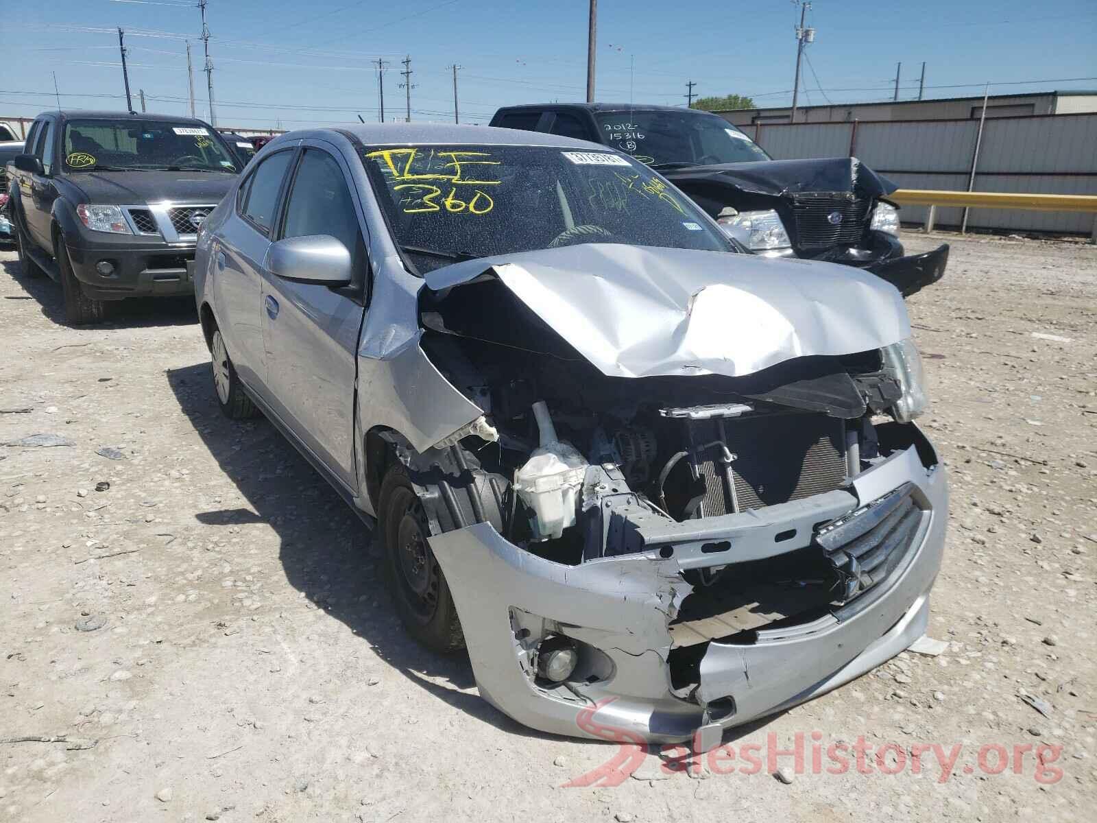 ML32F3FJ8KHF08669 2019 MITSUBISHI MIRAGE