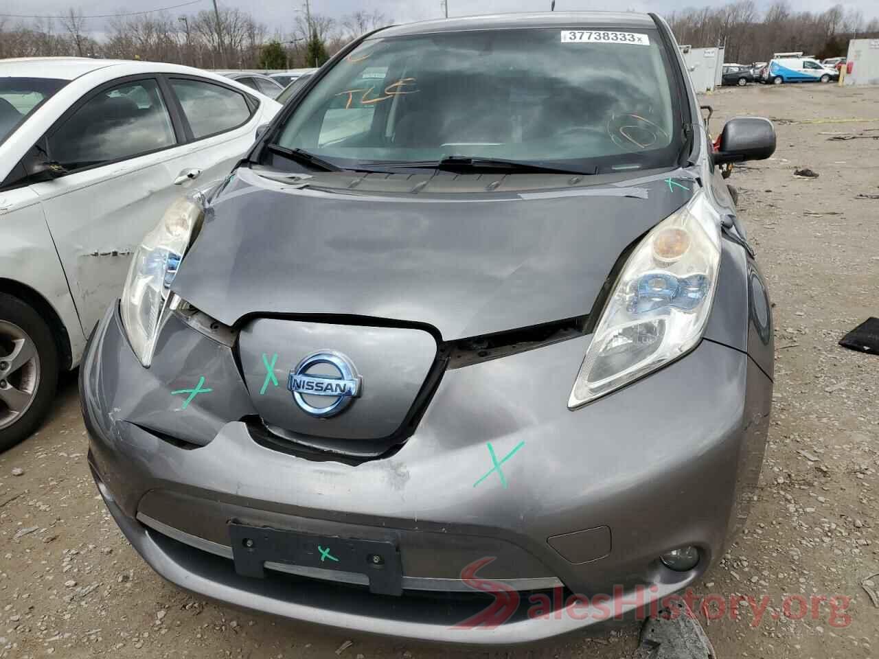 1N4AZ0CP7EC336257 2014 NISSAN LEAF