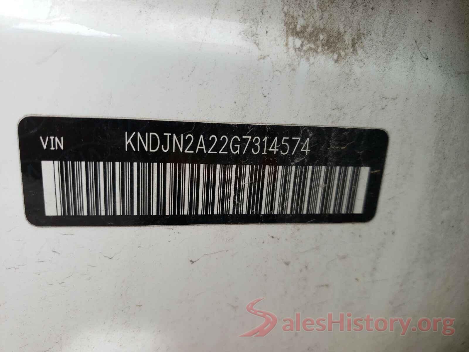 KNDJN2A22G7314574 2016 KIA SOUL