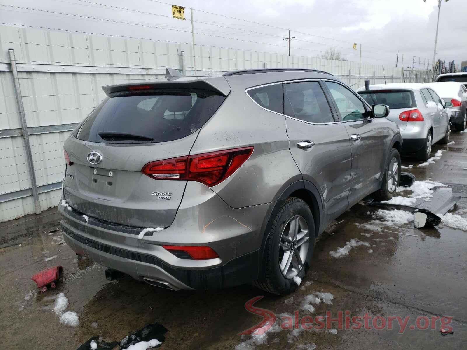 5NMZUDLBXHH050433 2017 HYUNDAI SANTA FE