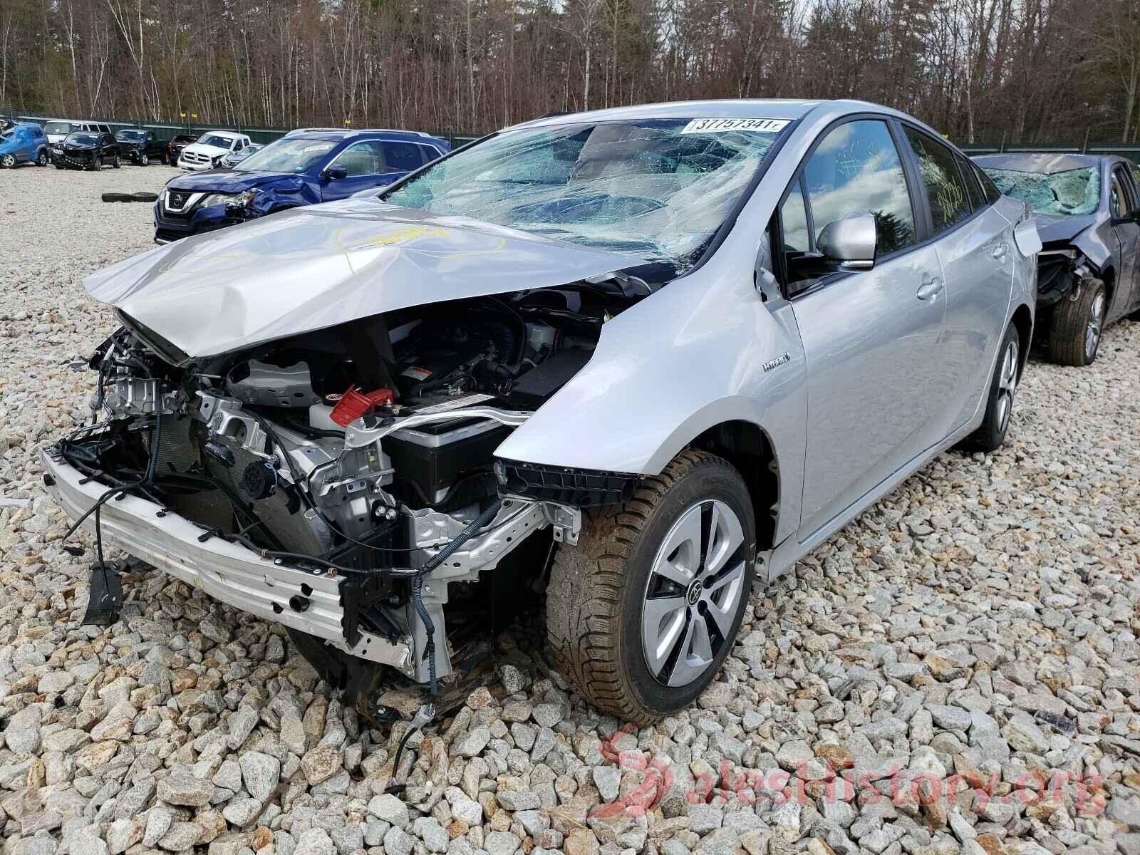 JTDKBRFU9H3044025 2017 TOYOTA PRIUS