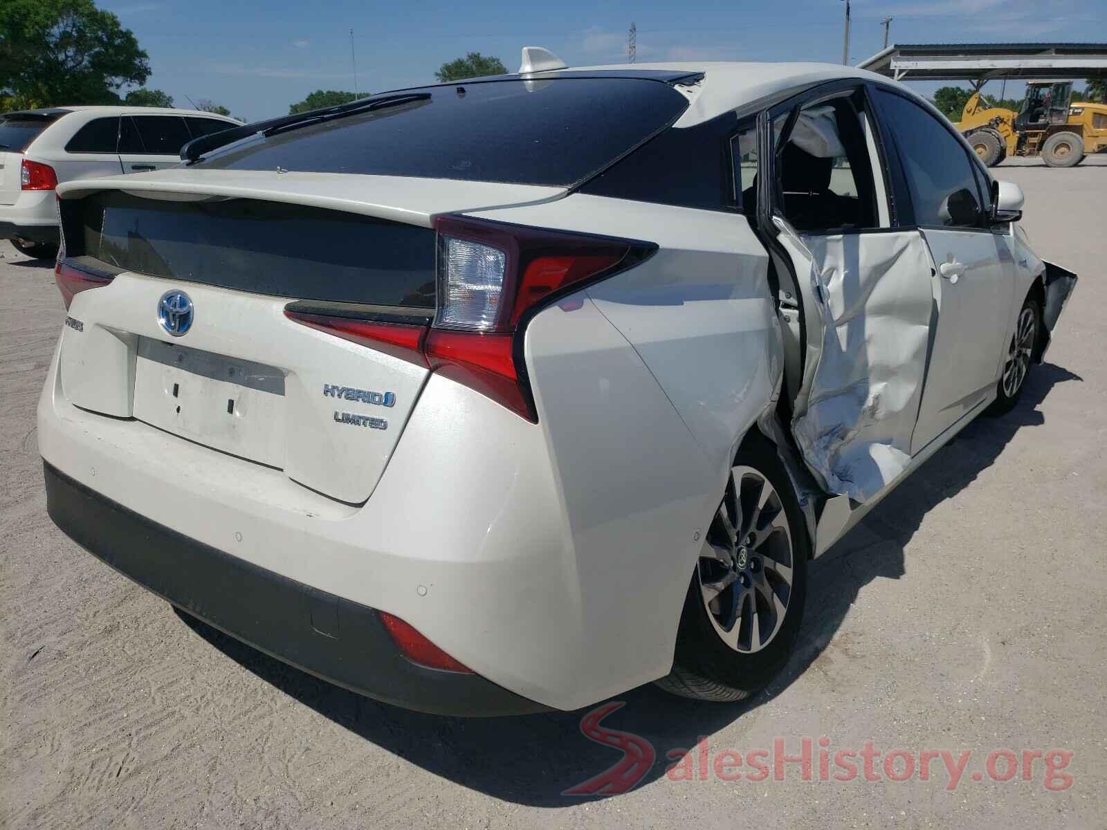 JTDKARFU8K3099186 2019 TOYOTA PRIUS