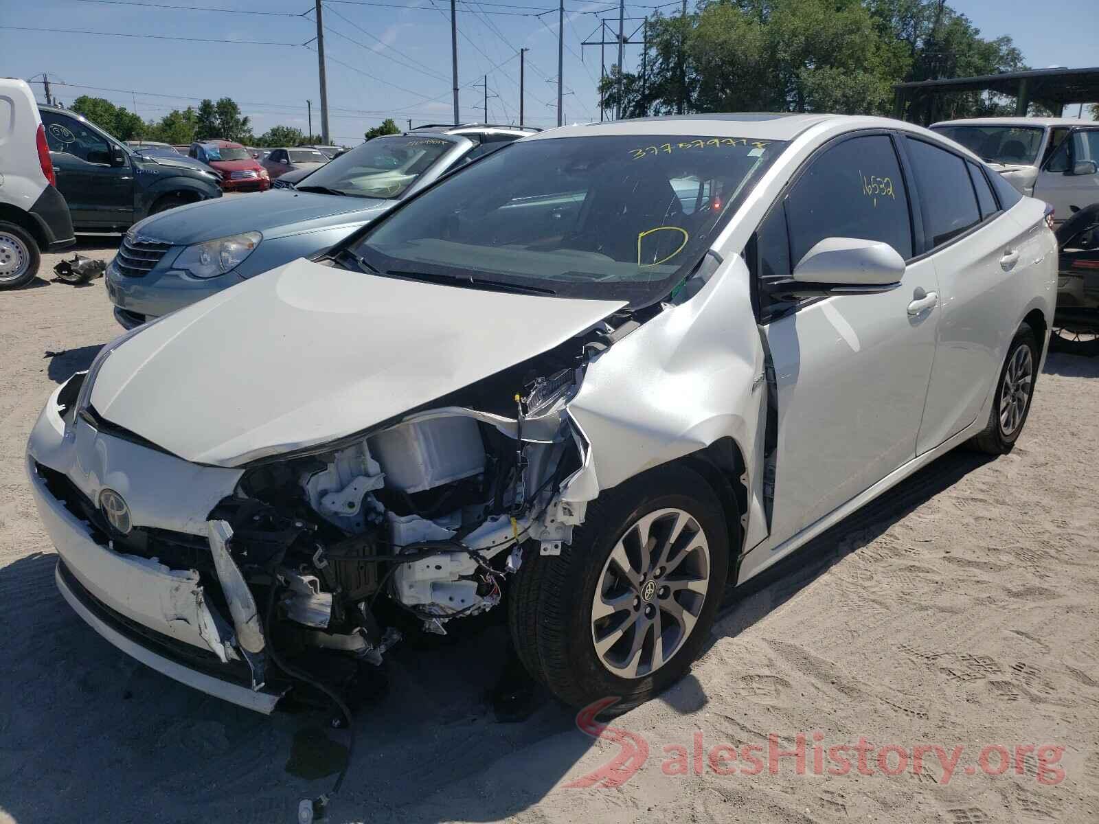 JTDKARFU8K3099186 2019 TOYOTA PRIUS