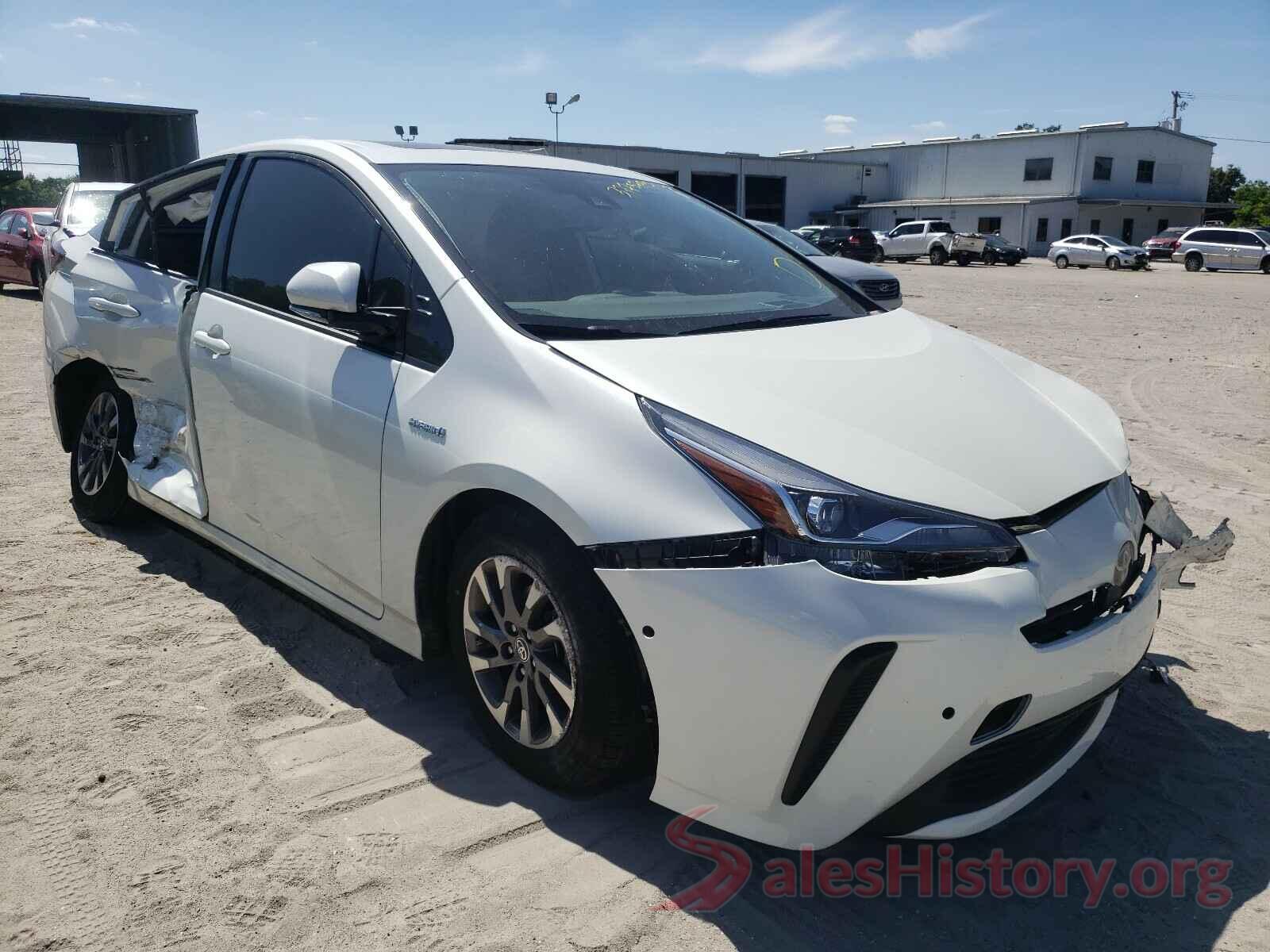 JTDKARFU8K3099186 2019 TOYOTA PRIUS