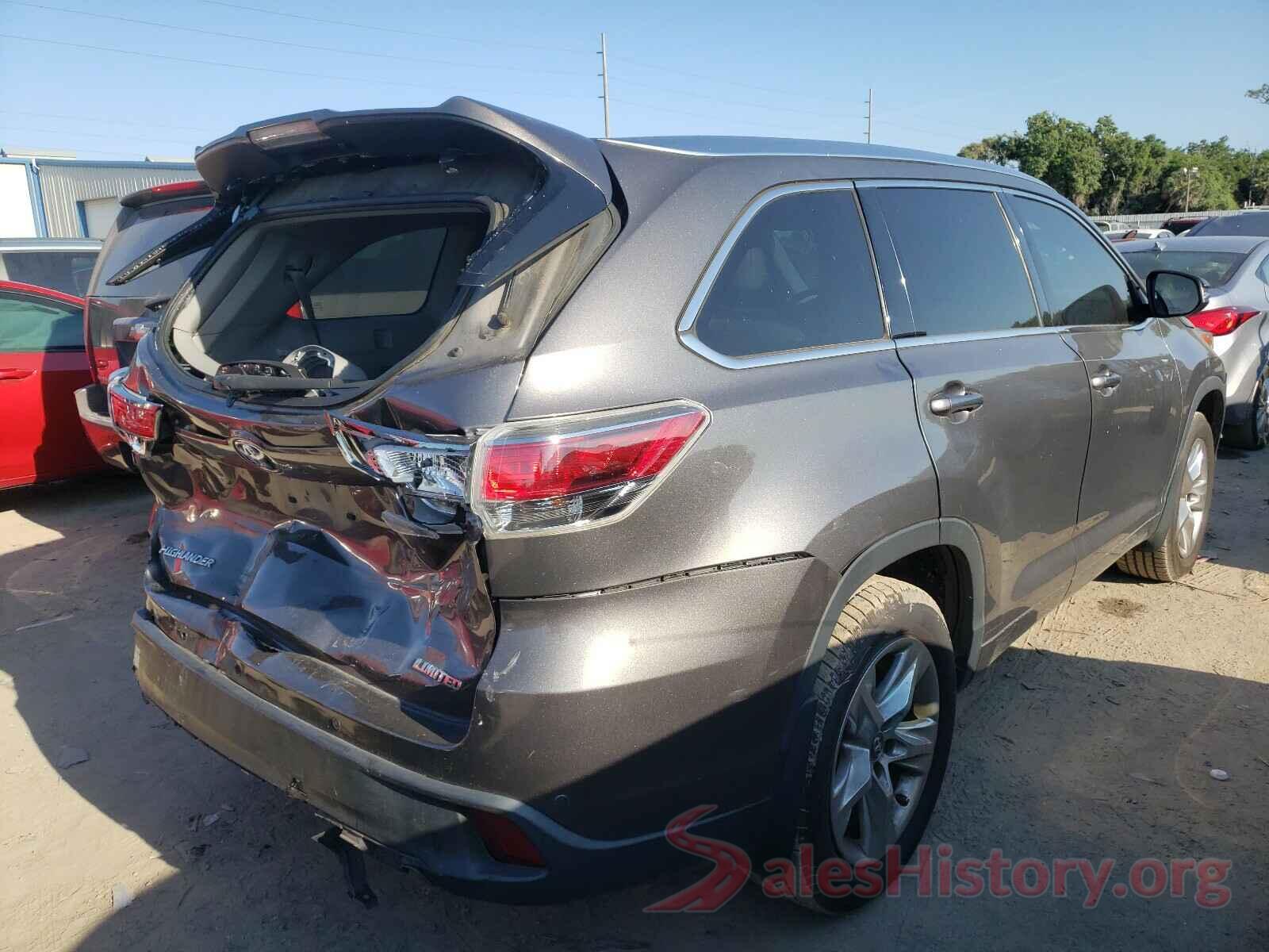 5TDYKRFH8GS186988 2016 TOYOTA HIGHLANDER