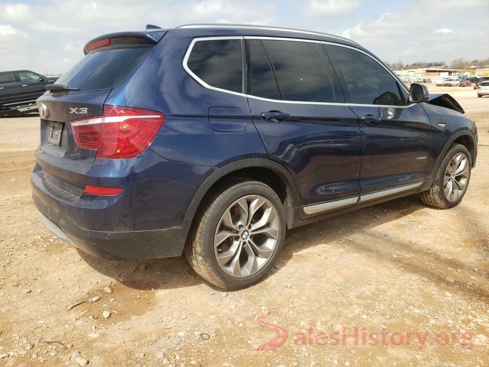 5UXWX9C32H0W66951 2017 BMW X3