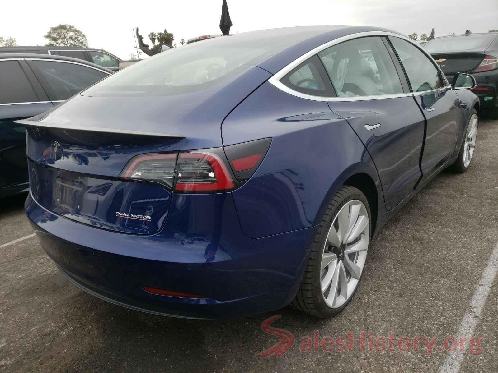 5YJ3E1EBXJF080702 2018 TESLA MODEL 3