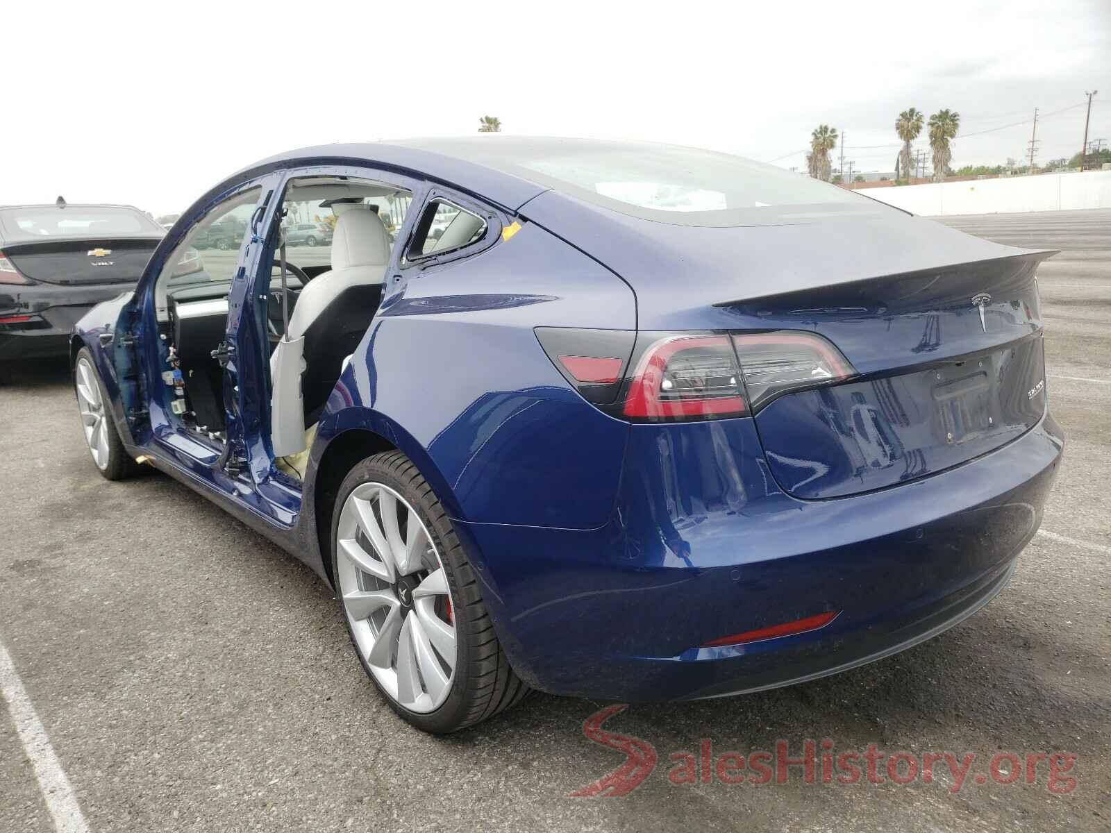 5YJ3E1EBXJF080702 2018 TESLA MODEL 3