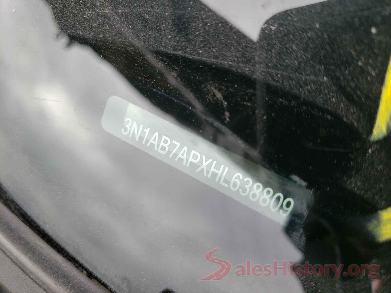 3N1AB7APXHL638809 2017 NISSAN SENTRA