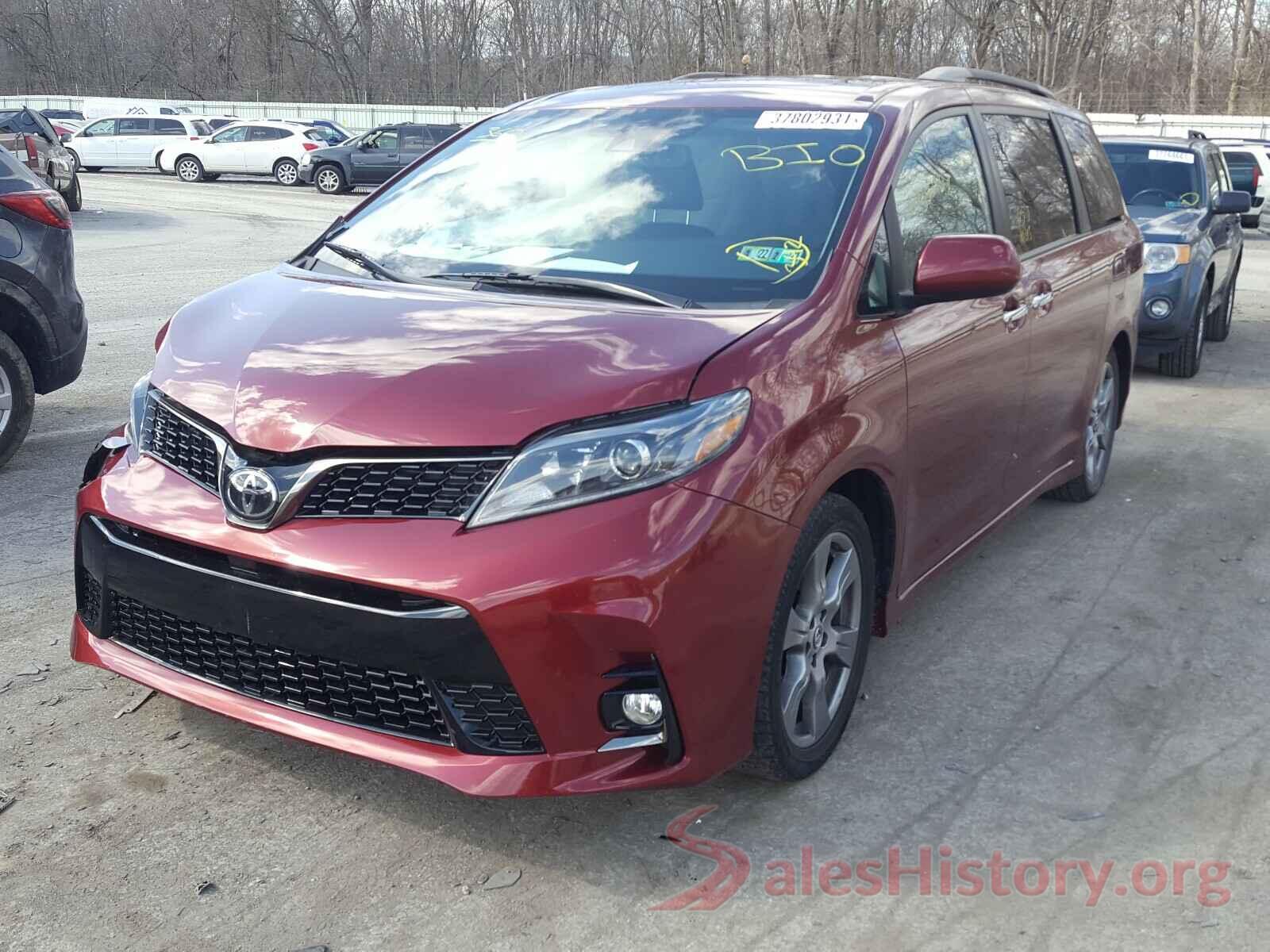 5TDXZ3DC9JS950527 2018 TOYOTA SIENNA