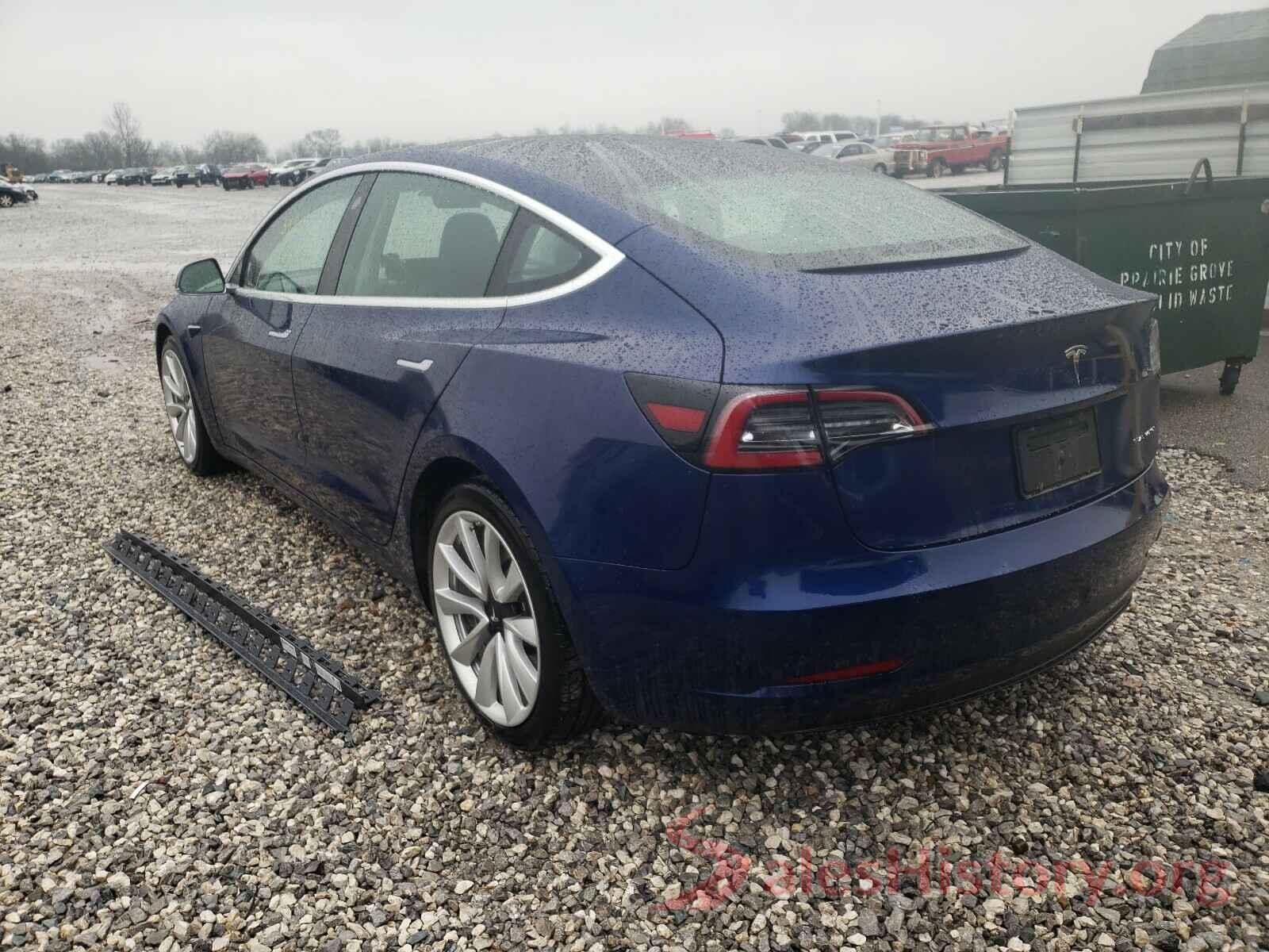 5YJ3E1EB1KF187381 2019 TESLA MODEL 3