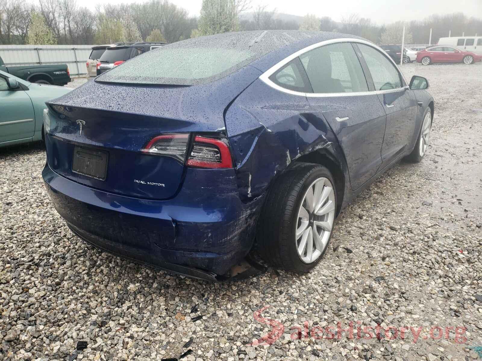 5YJ3E1EB1KF187381 2019 TESLA MODEL 3