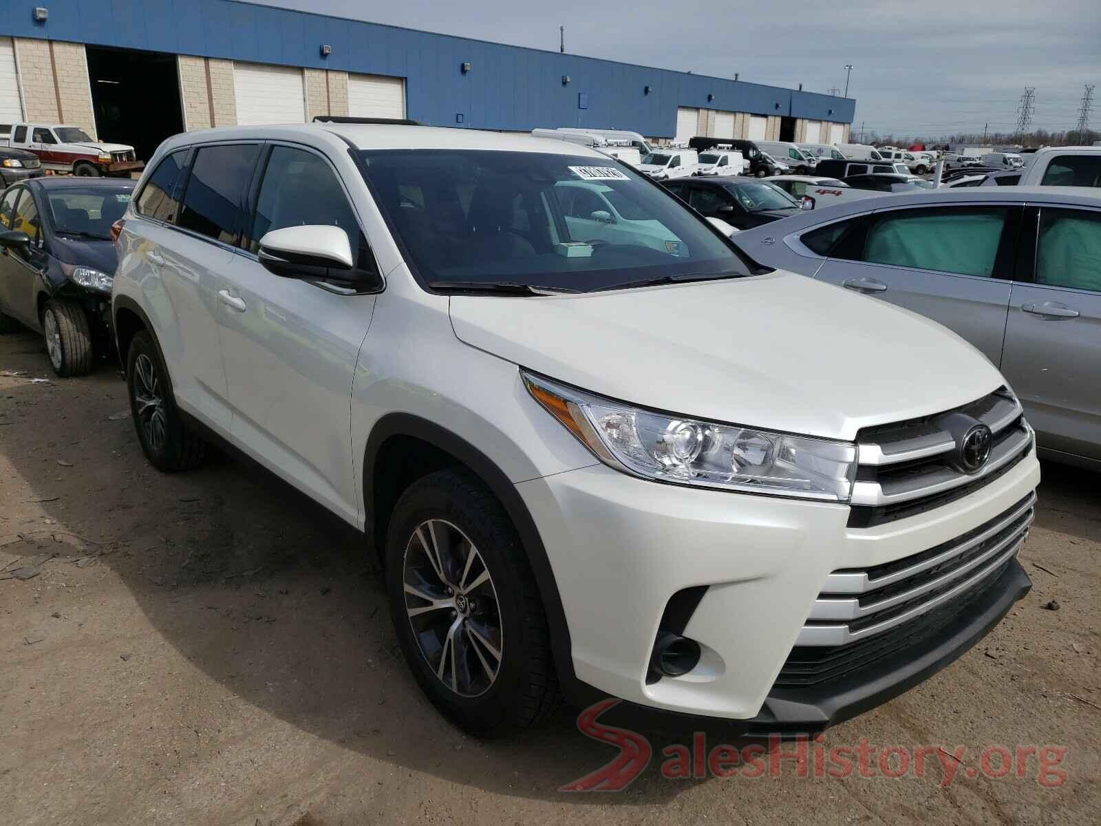 5TDZZRFH5KS291884 2019 TOYOTA HIGHLANDER