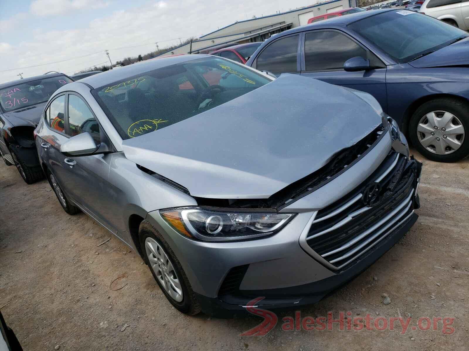 5NPD74LF8HH209375 2017 HYUNDAI ELANTRA