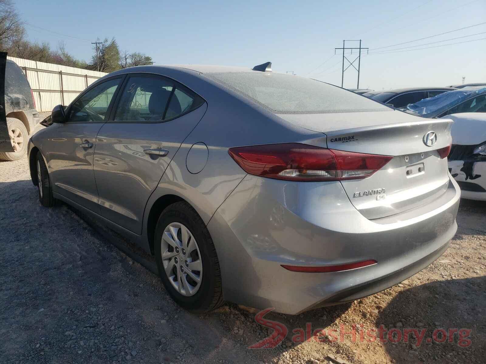 5NPD74LF8HH209375 2017 HYUNDAI ELANTRA