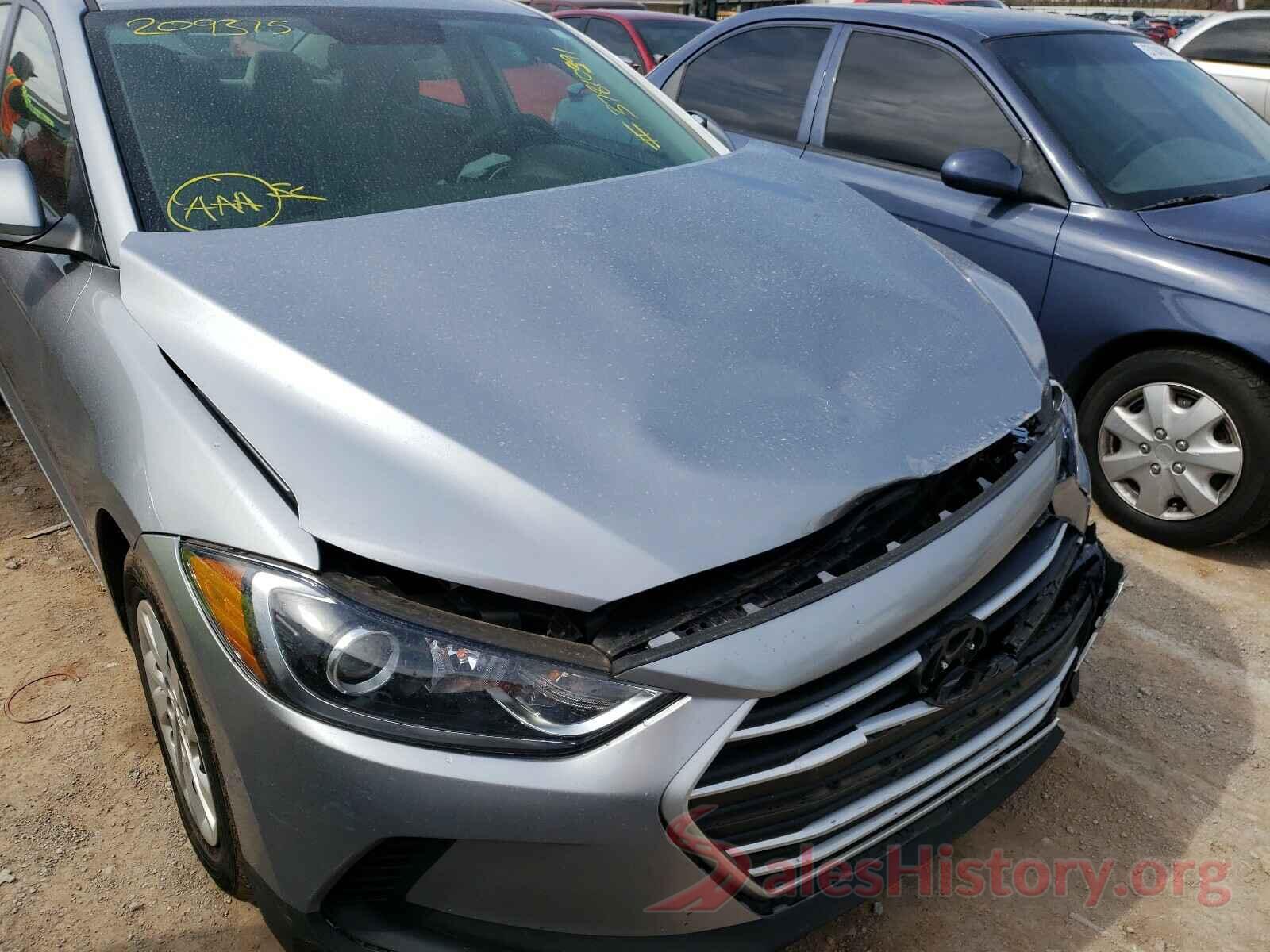 5NPD74LF8HH209375 2017 HYUNDAI ELANTRA