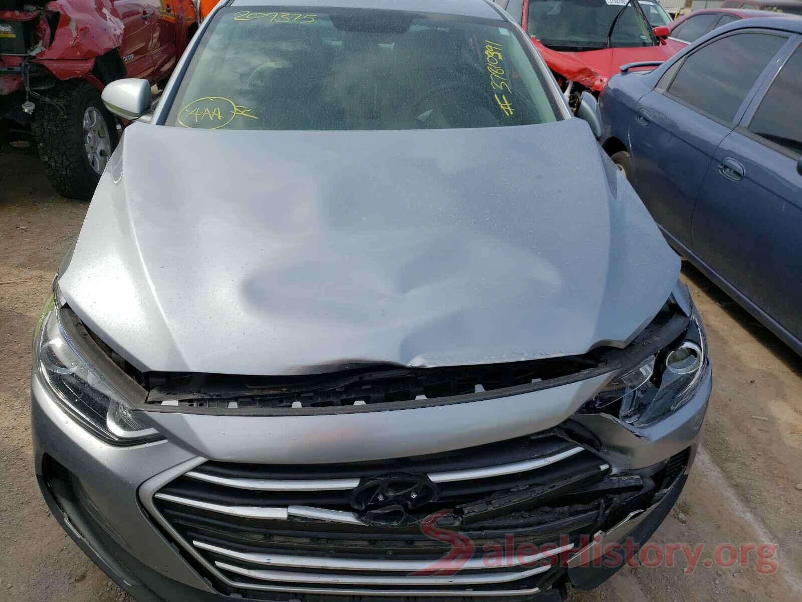 5NPD74LF8HH209375 2017 HYUNDAI ELANTRA