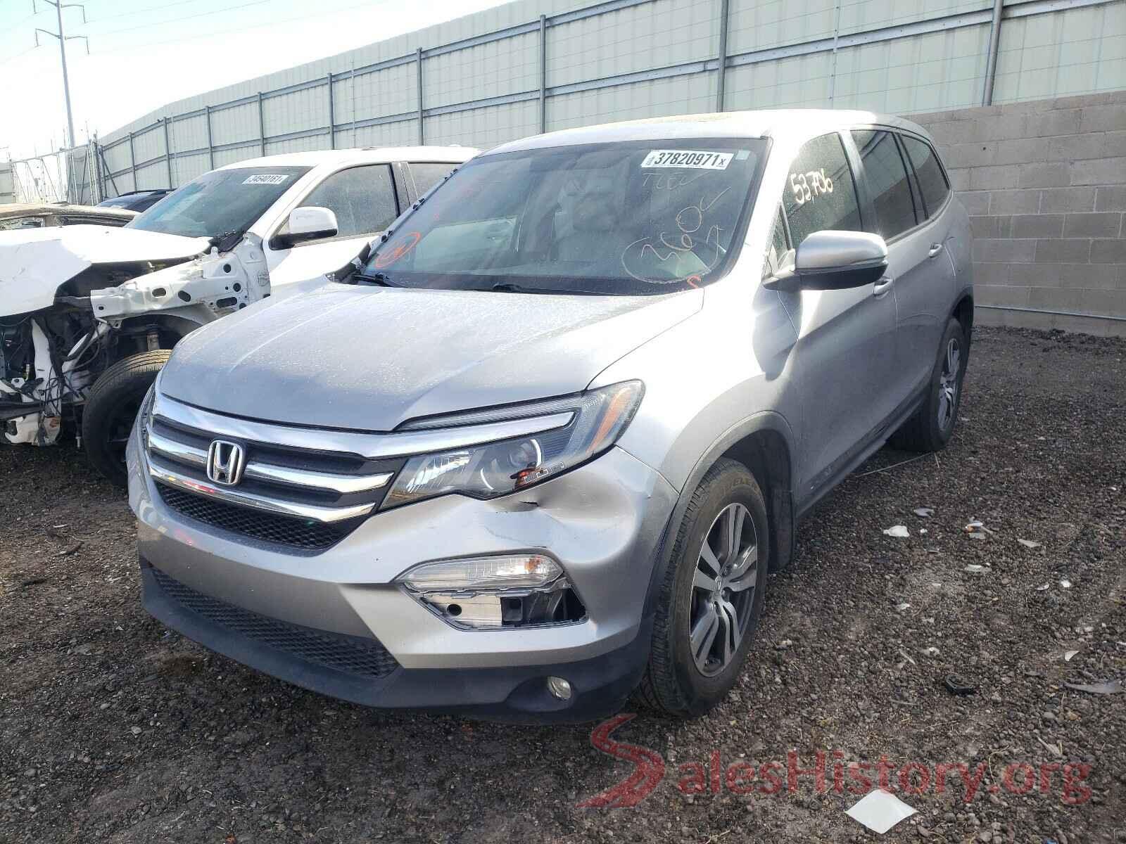 5FNYF5H55HB017100 2017 HONDA PILOT