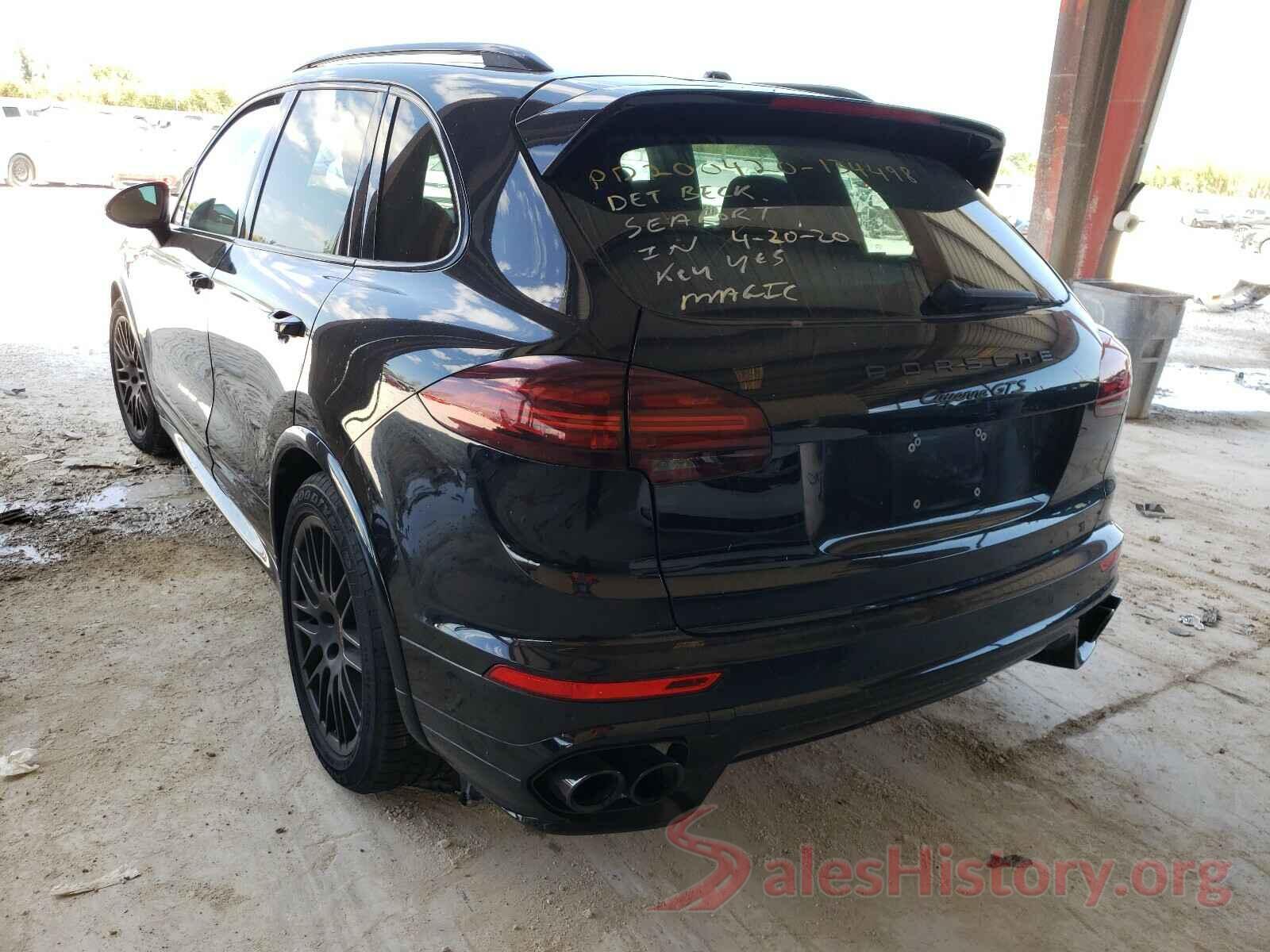 WP1AD2A25GLA70430 2016 PORSCHE CAYENNE