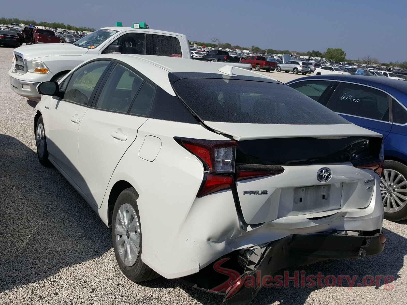 JTDKARFU0K3081930 2019 TOYOTA PRIUS