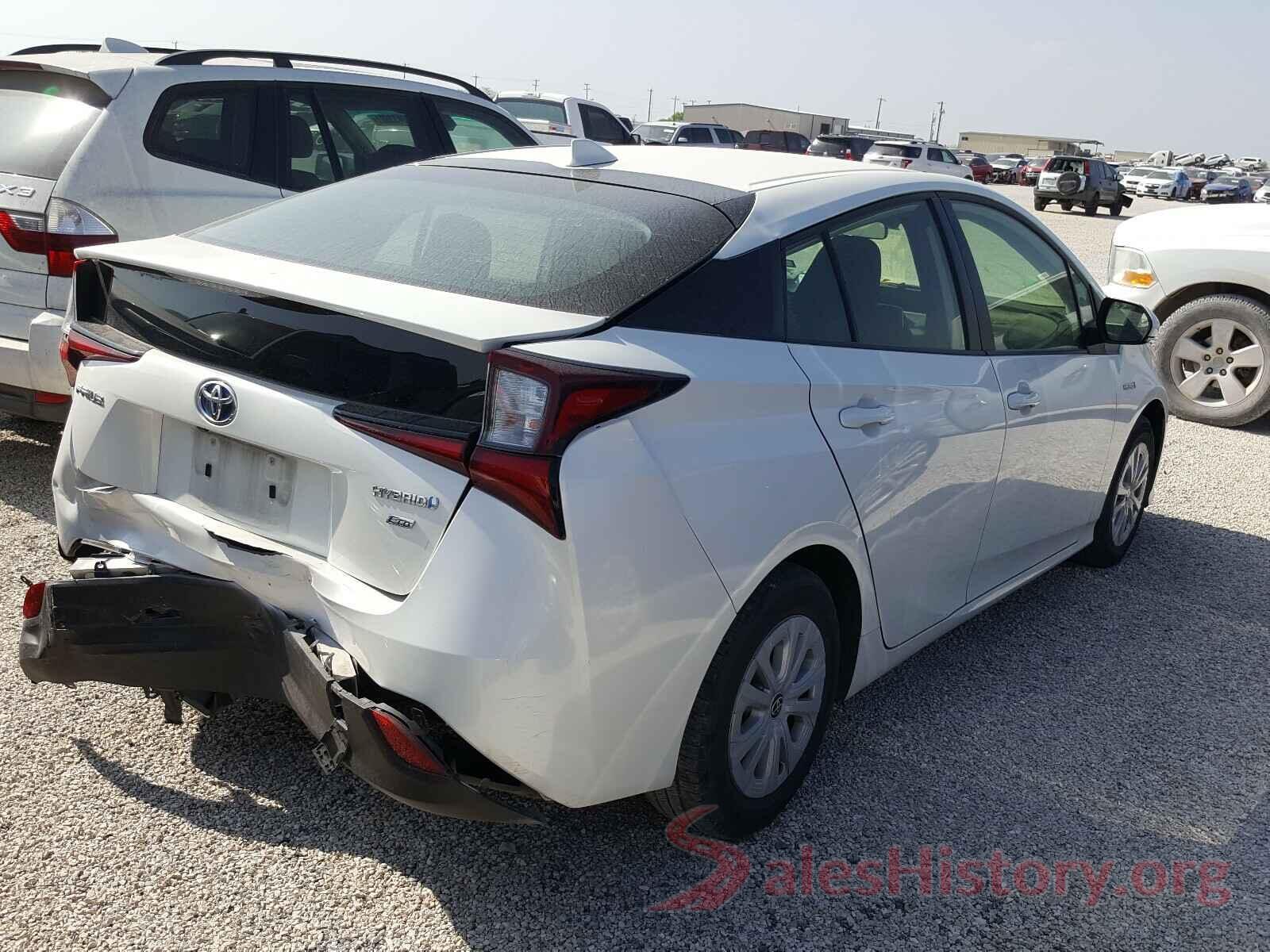 JTDKARFU0K3081930 2019 TOYOTA PRIUS