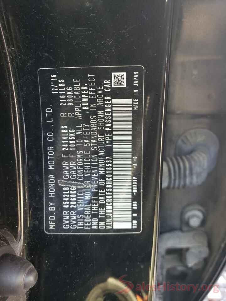 JHMCR6F58HC018537 2017 HONDA ACCORD