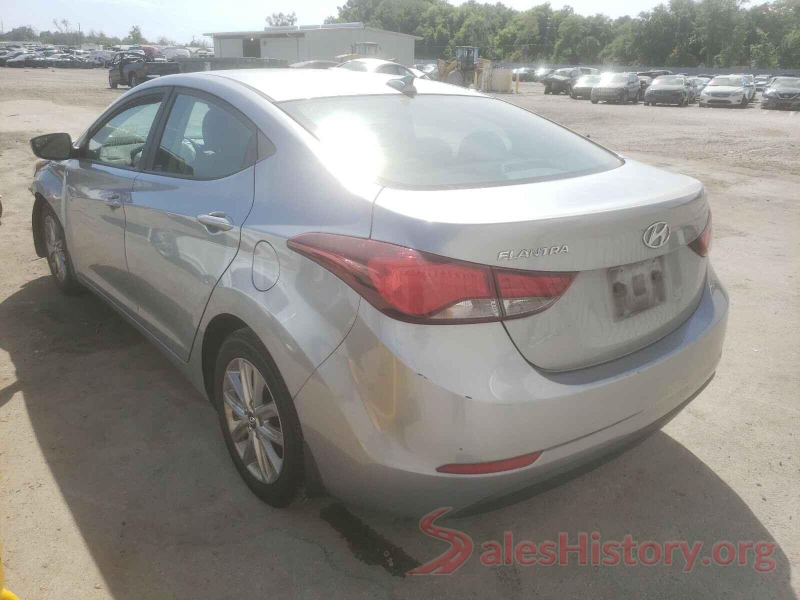 5NPDH4AE3GH660137 2016 HYUNDAI ELANTRA