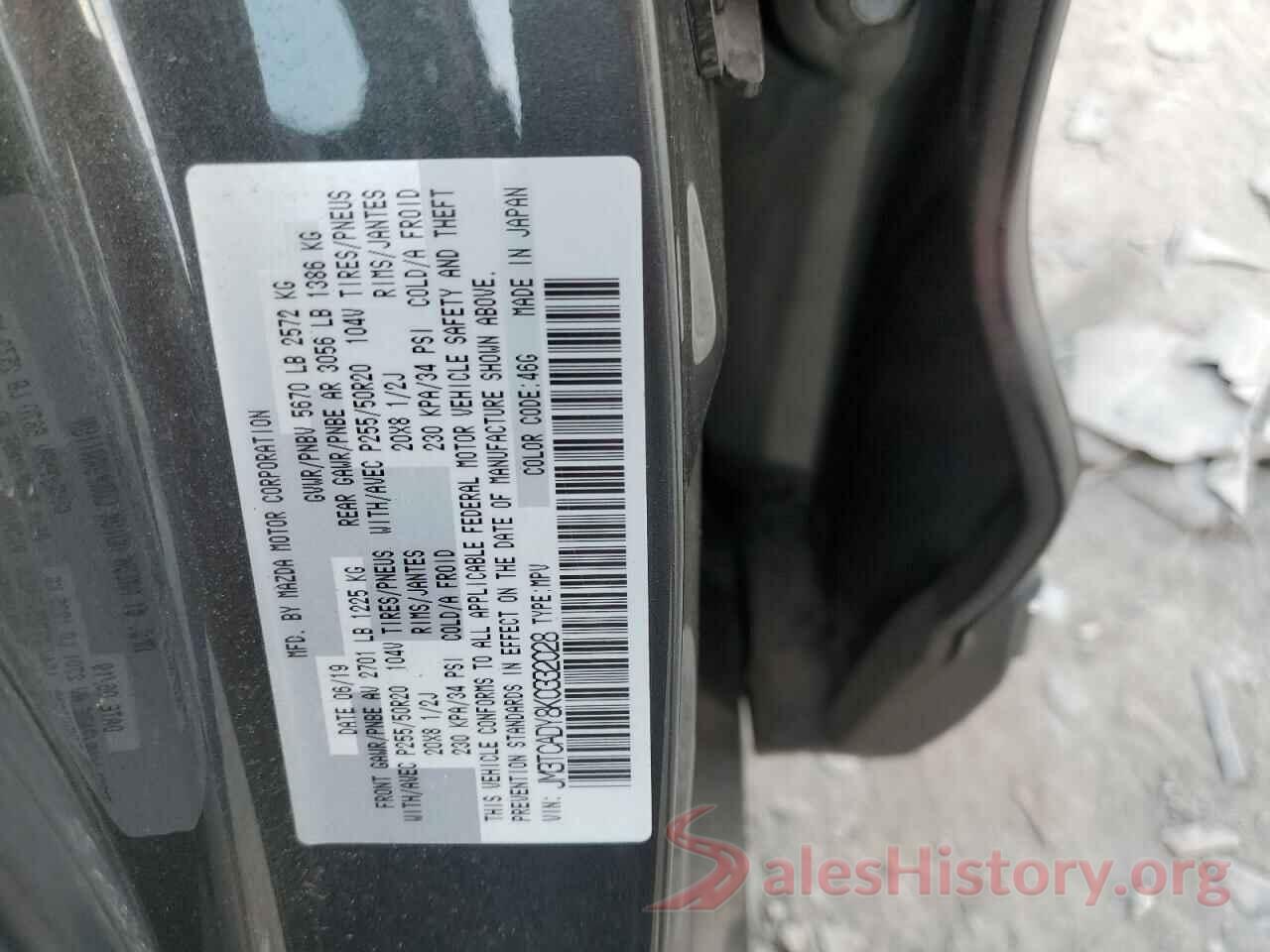 JM3TCADY8K0332028 2019 MAZDA CX-9