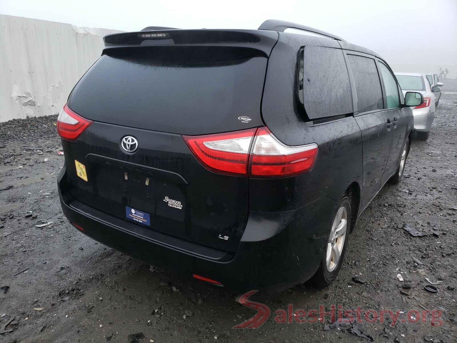 5TDKK3DC7GS726972 2016 TOYOTA SIENNA