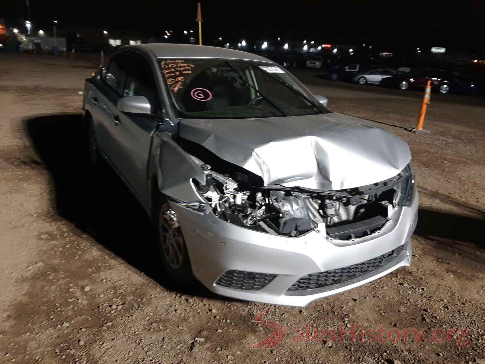 3N1AB7AP7KY393820 2019 NISSAN SENTRA