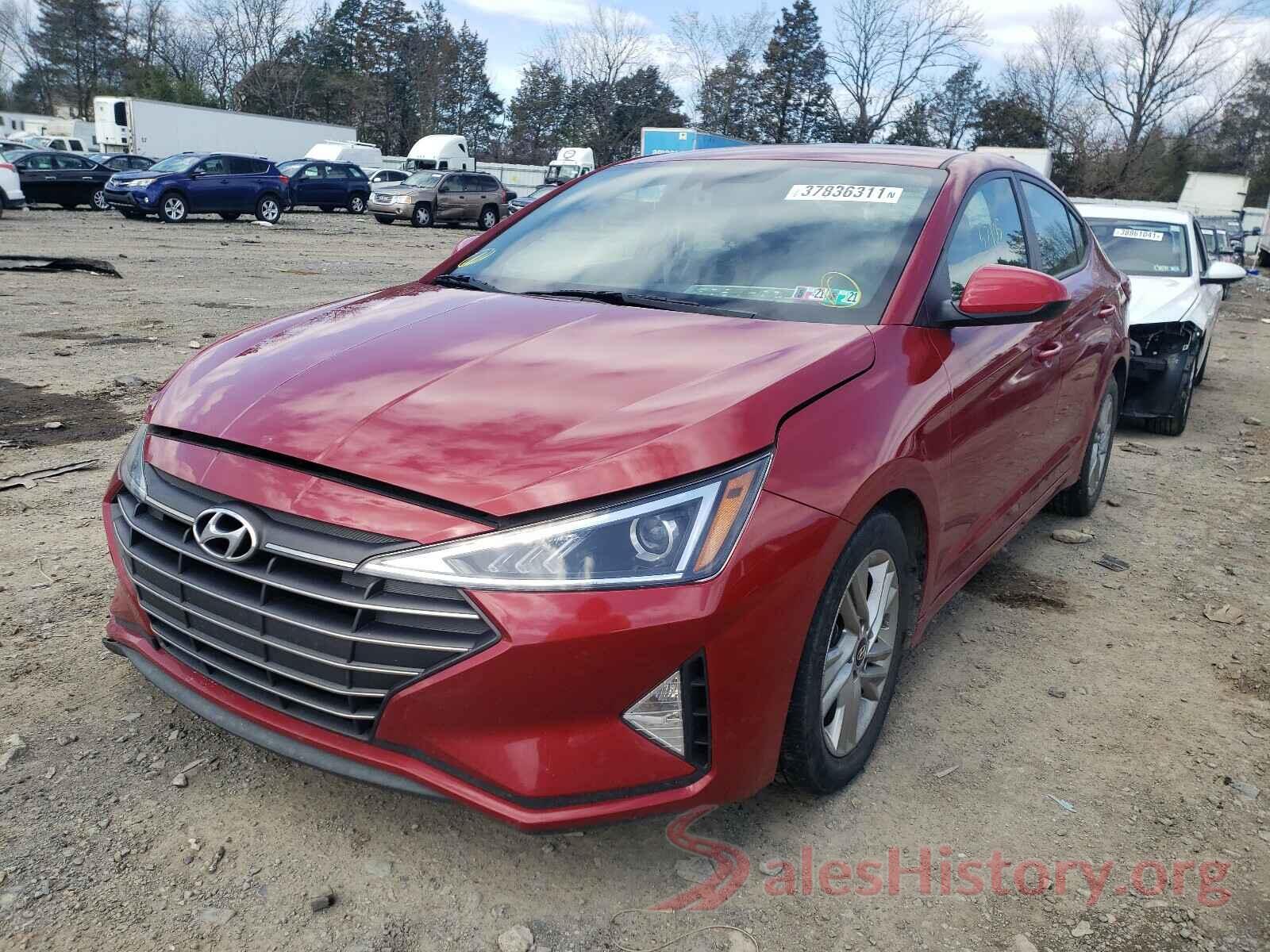 KMHD84LFXKU741460 2019 HYUNDAI ELANTRA