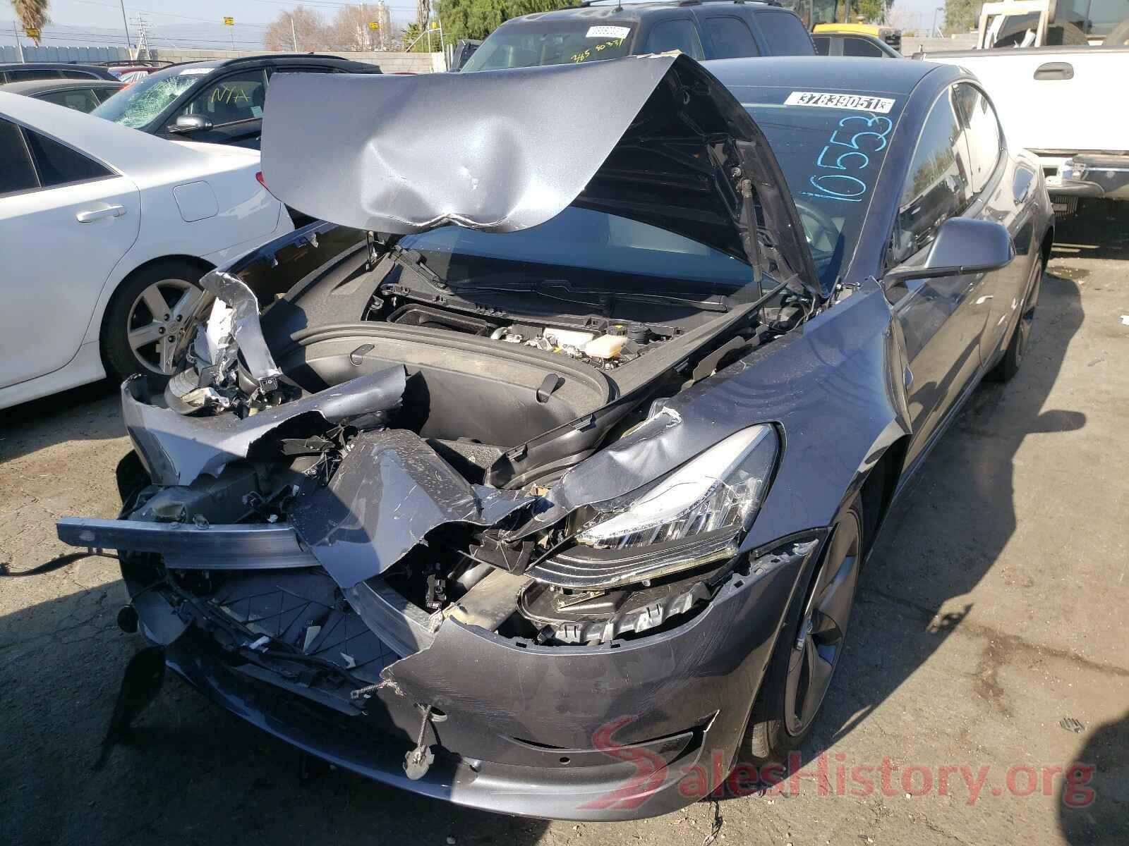 5YJ3E1EA1KF400210 2019 TESLA MODEL 3