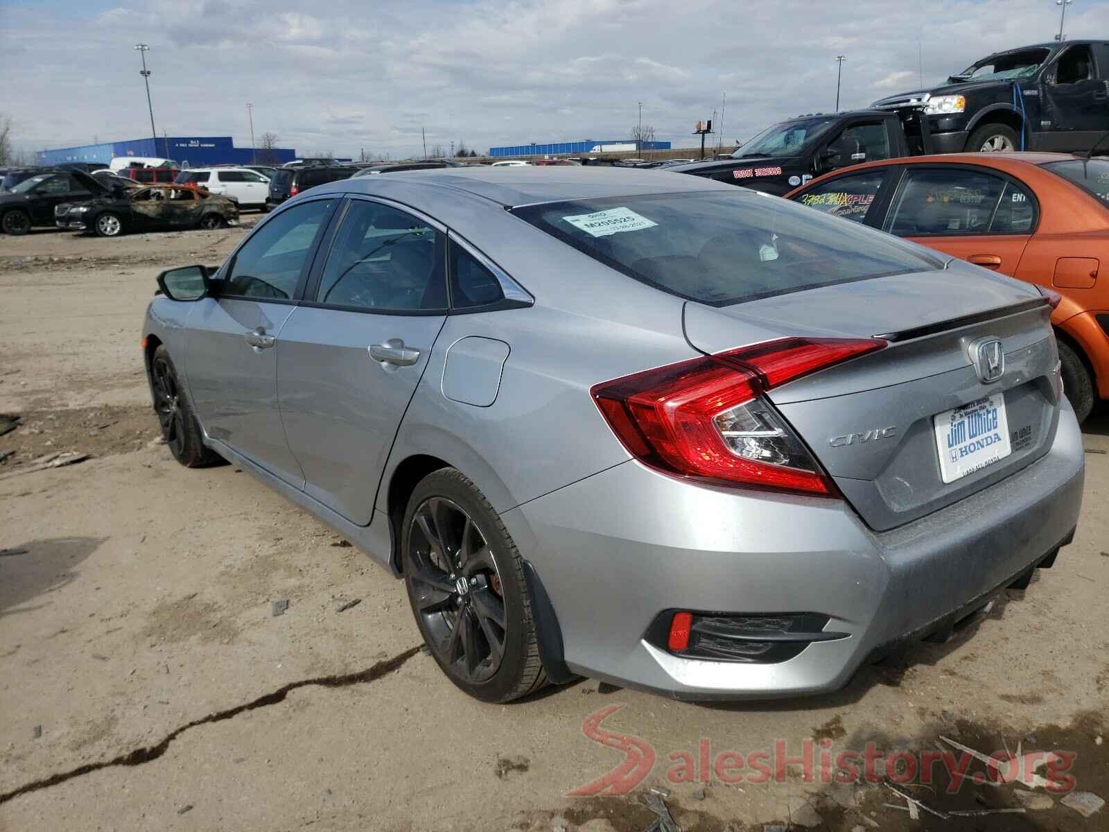 2HGFC2F86KH500674 2019 HONDA CIVIC