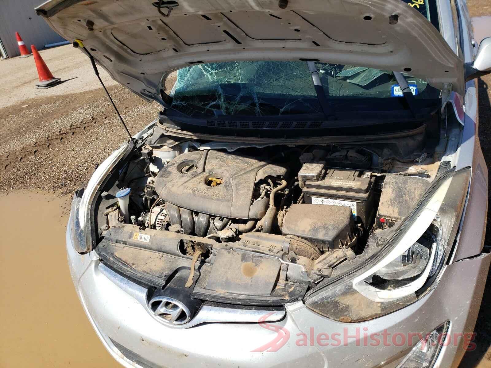 5NPDH4AE4GH656890 2016 HYUNDAI ELANTRA