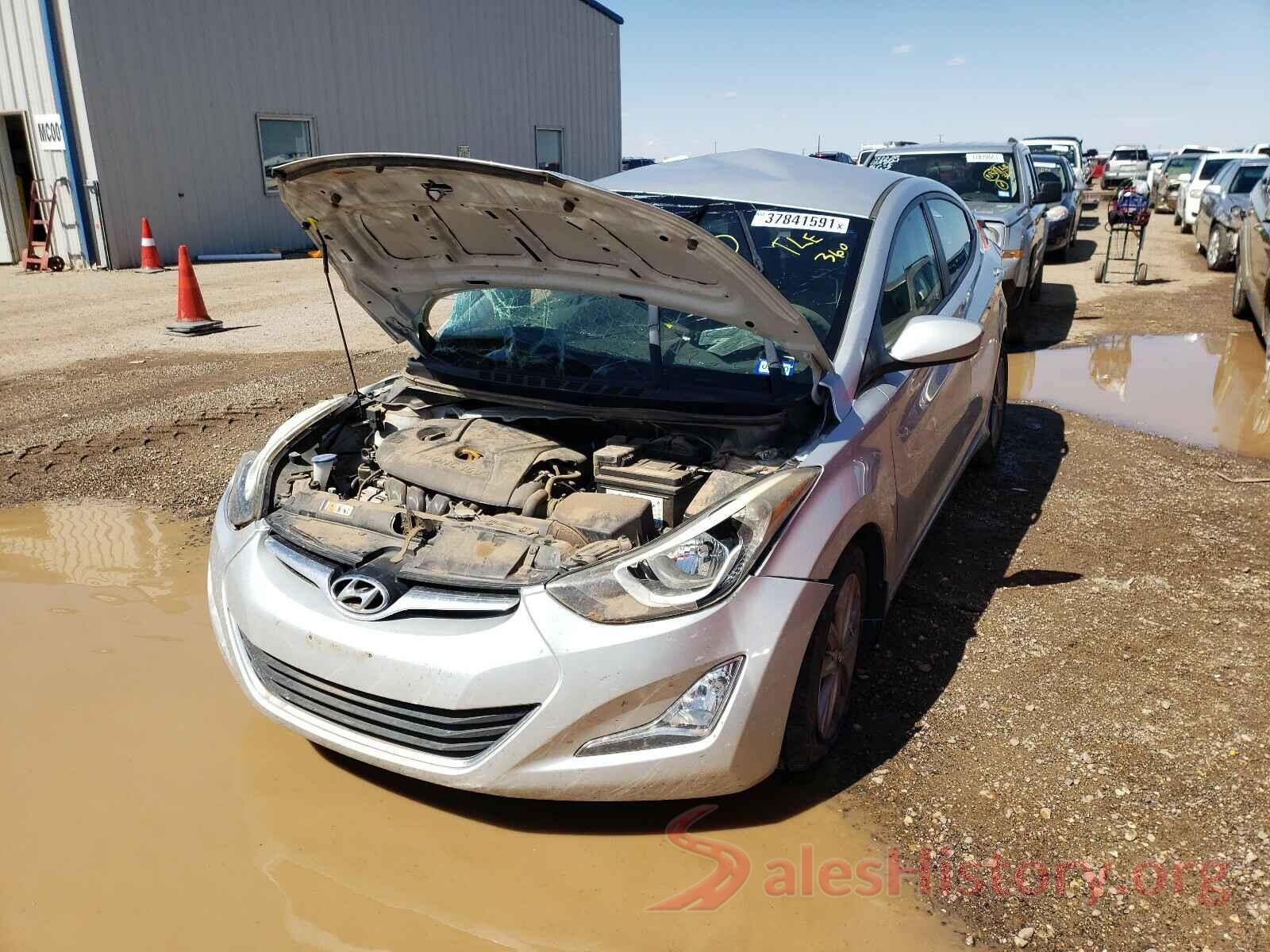 5NPDH4AE4GH656890 2016 HYUNDAI ELANTRA