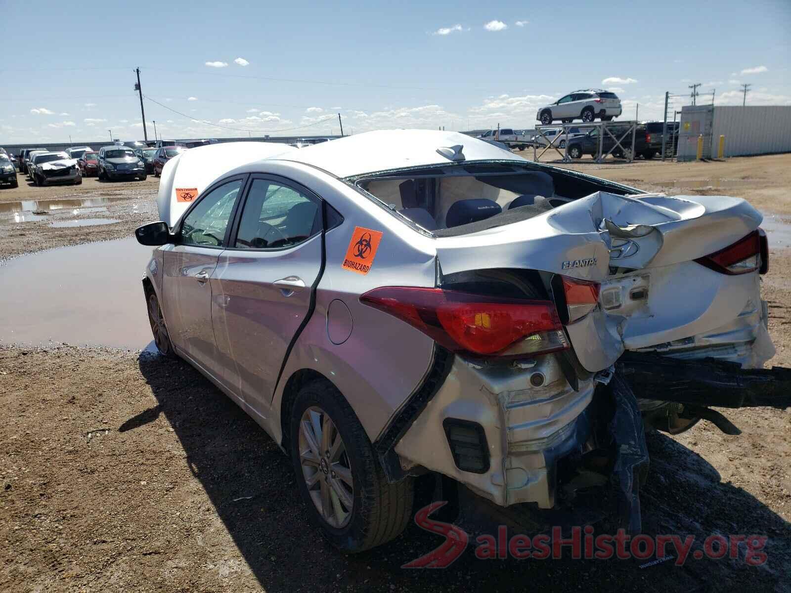 5NPDH4AE4GH656890 2016 HYUNDAI ELANTRA