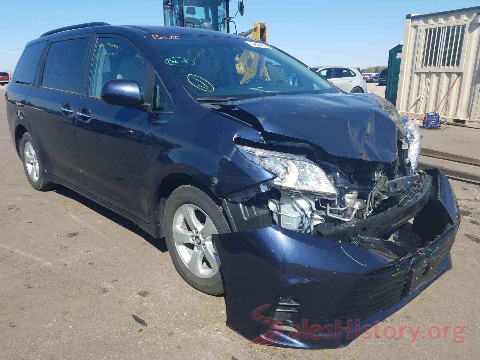 5TDKZ3DC6KS991905 2019 TOYOTA SIENNA