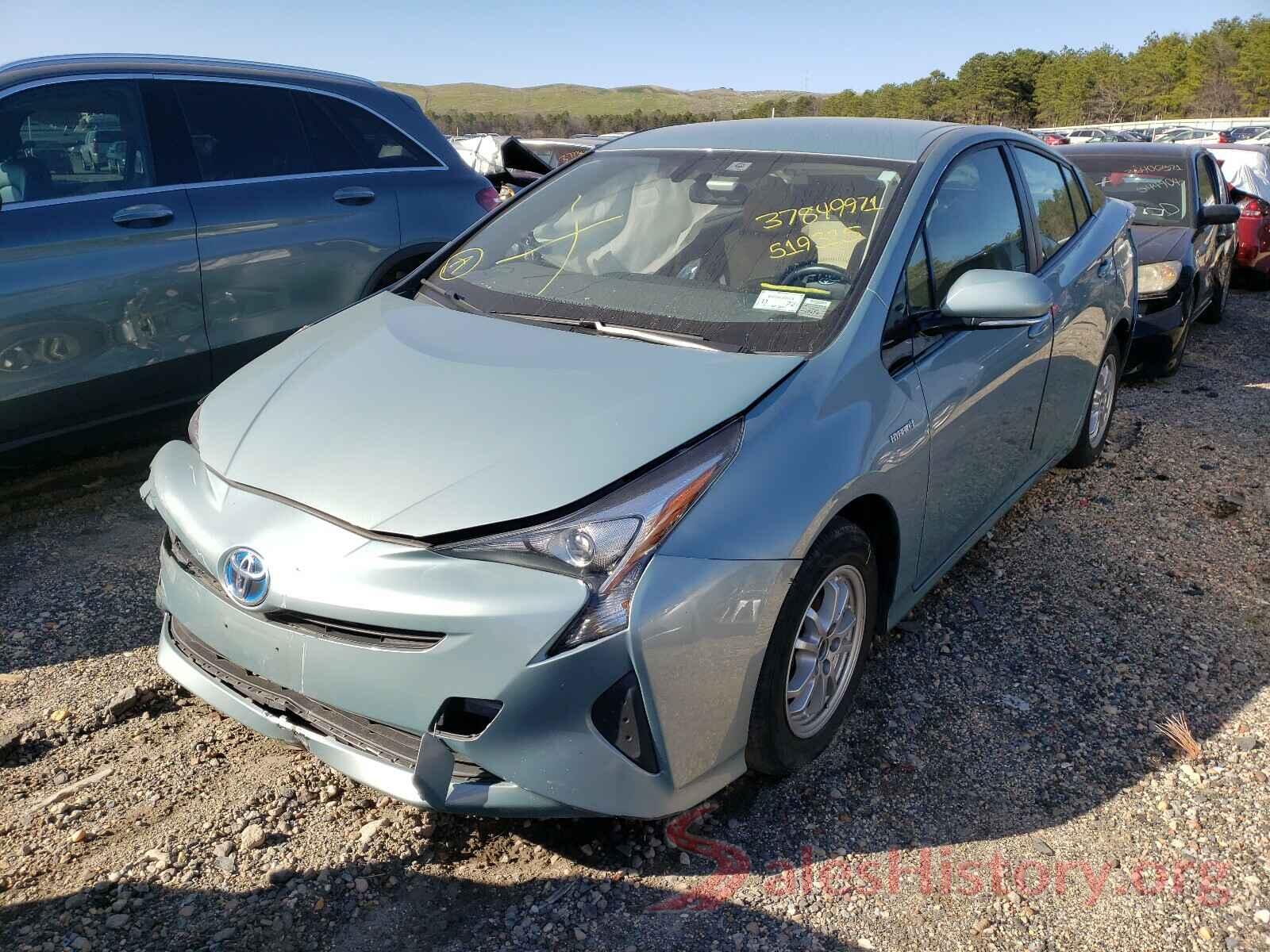 JTDKARFU6G3519325 2016 TOYOTA PRIUS