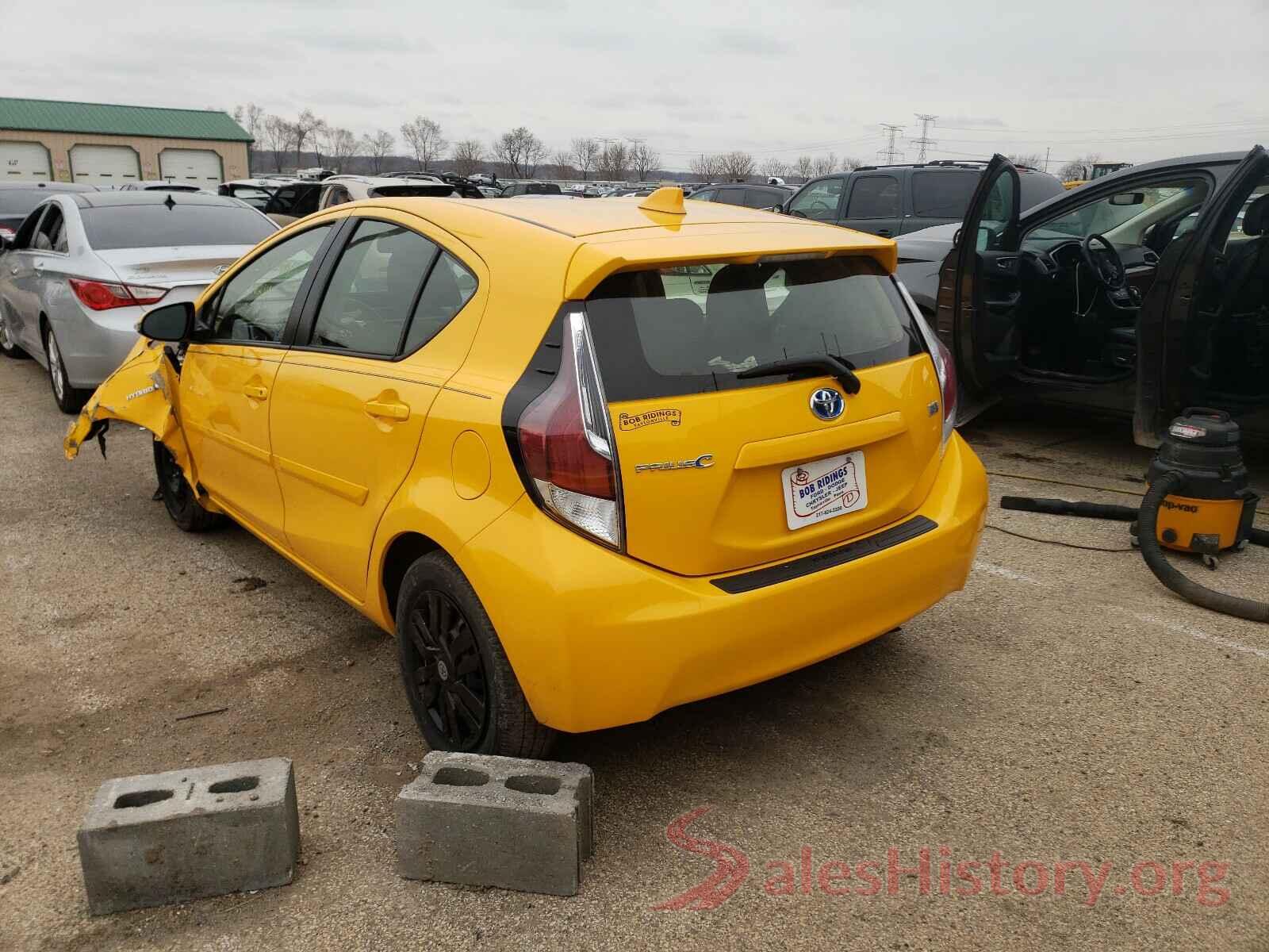 JTDKDTB37G1133333 2016 TOYOTA PRIUS