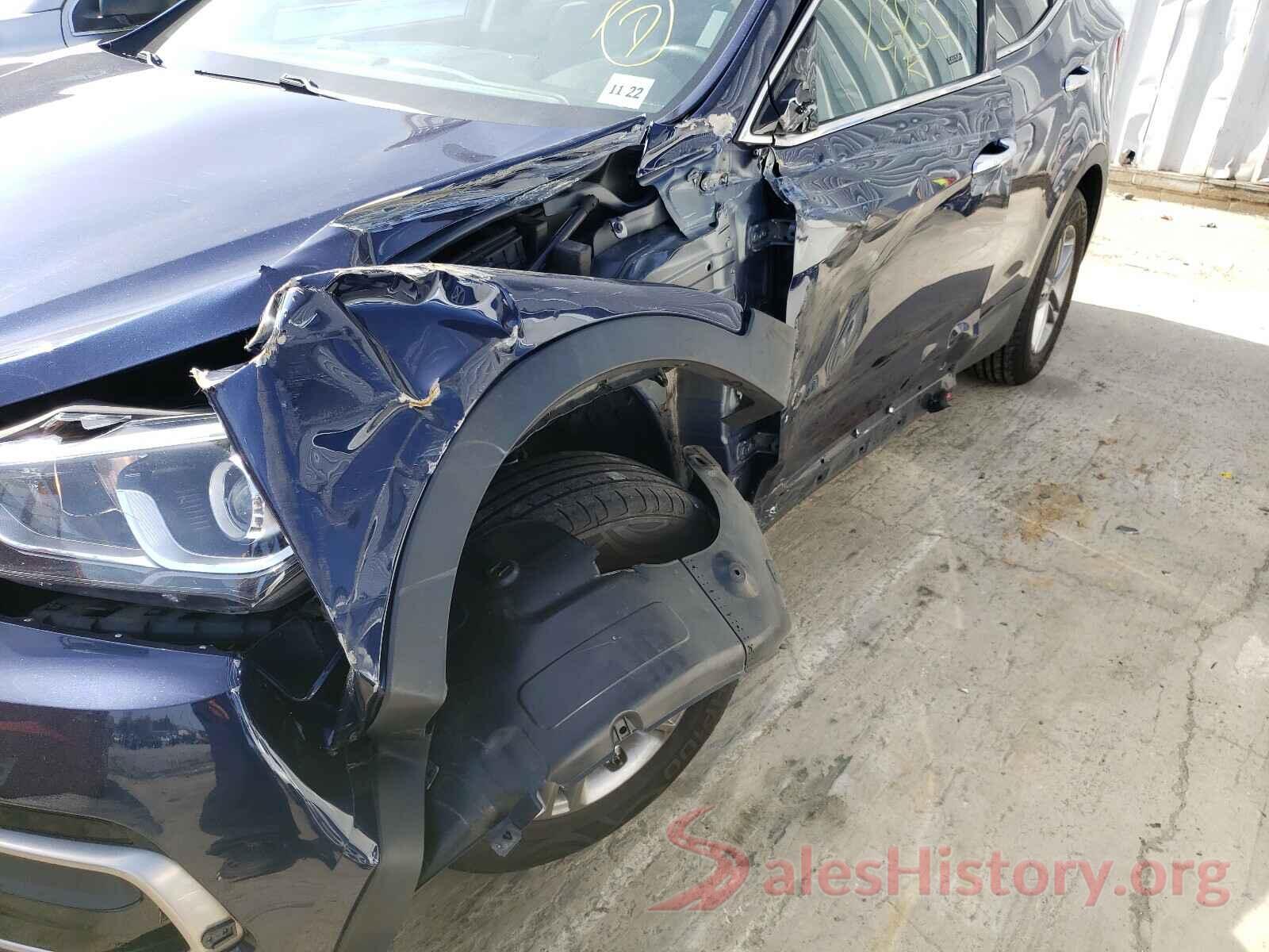 5XYZT3LB2HG499600 2017 HYUNDAI SANTA FE