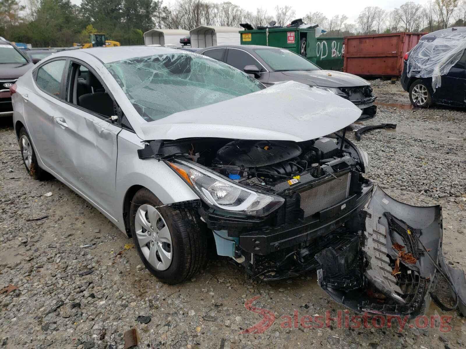 KMHDH4AE5GU588536 2016 HYUNDAI ELANTRA