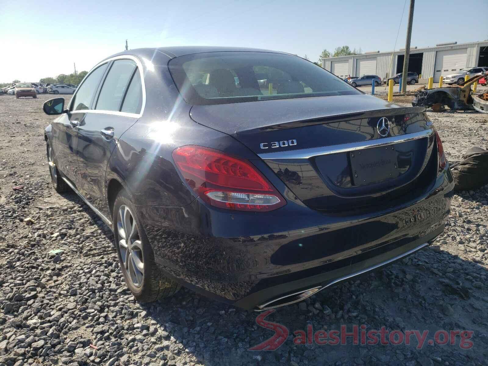 55SWF4KB9GU161598 2016 MERCEDES-BENZ C CLASS