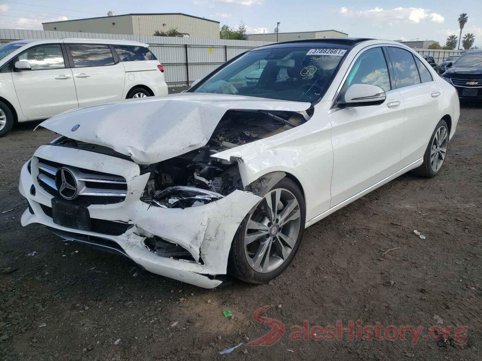 55SWF4JB2HU204665 2017 MERCEDES-BENZ C CLASS