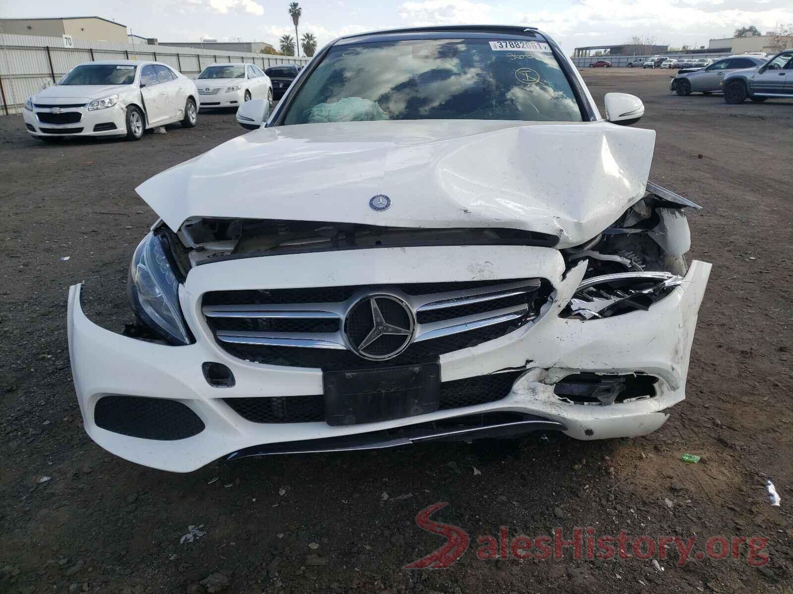 55SWF4JB2HU204665 2017 MERCEDES-BENZ C CLASS