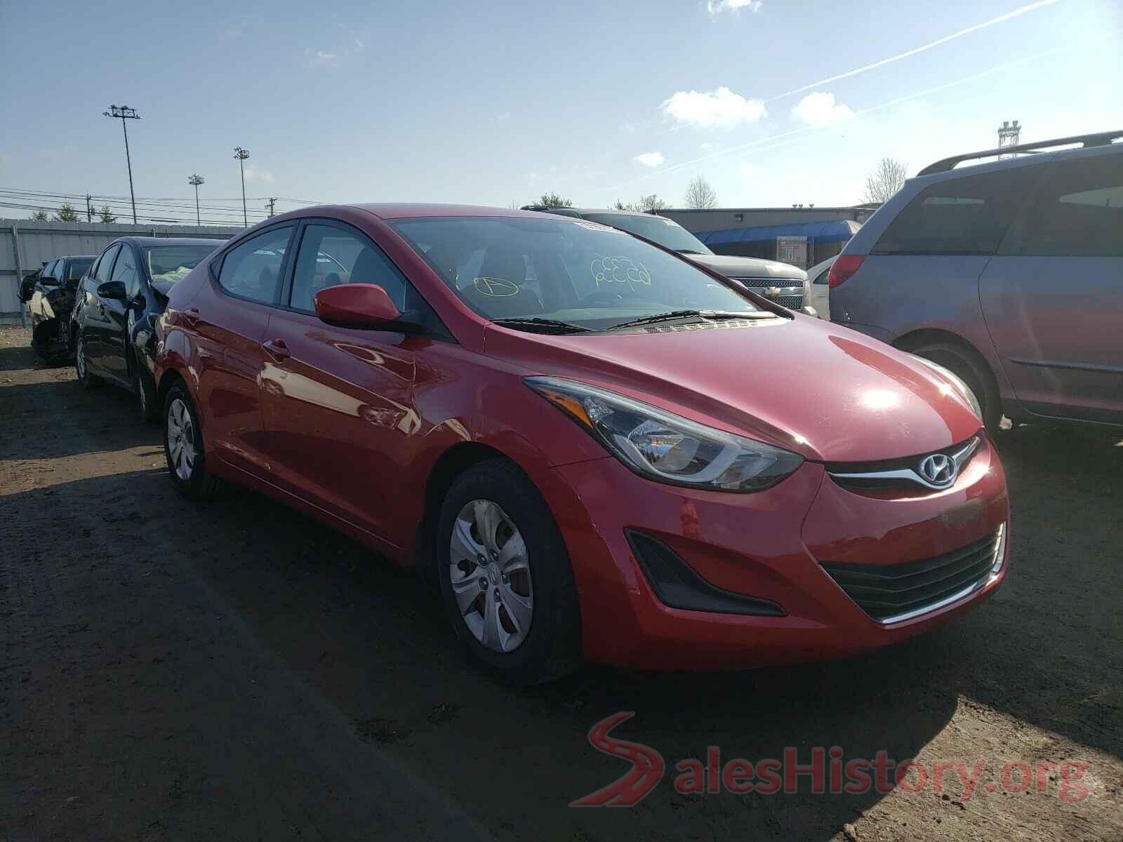 KMHDH4AE4GU557424 2016 HYUNDAI ELANTRA