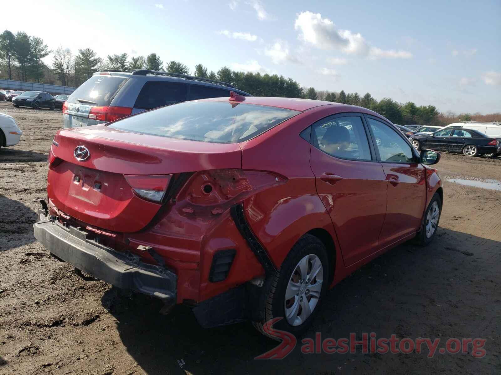 KMHDH4AE4GU557424 2016 HYUNDAI ELANTRA